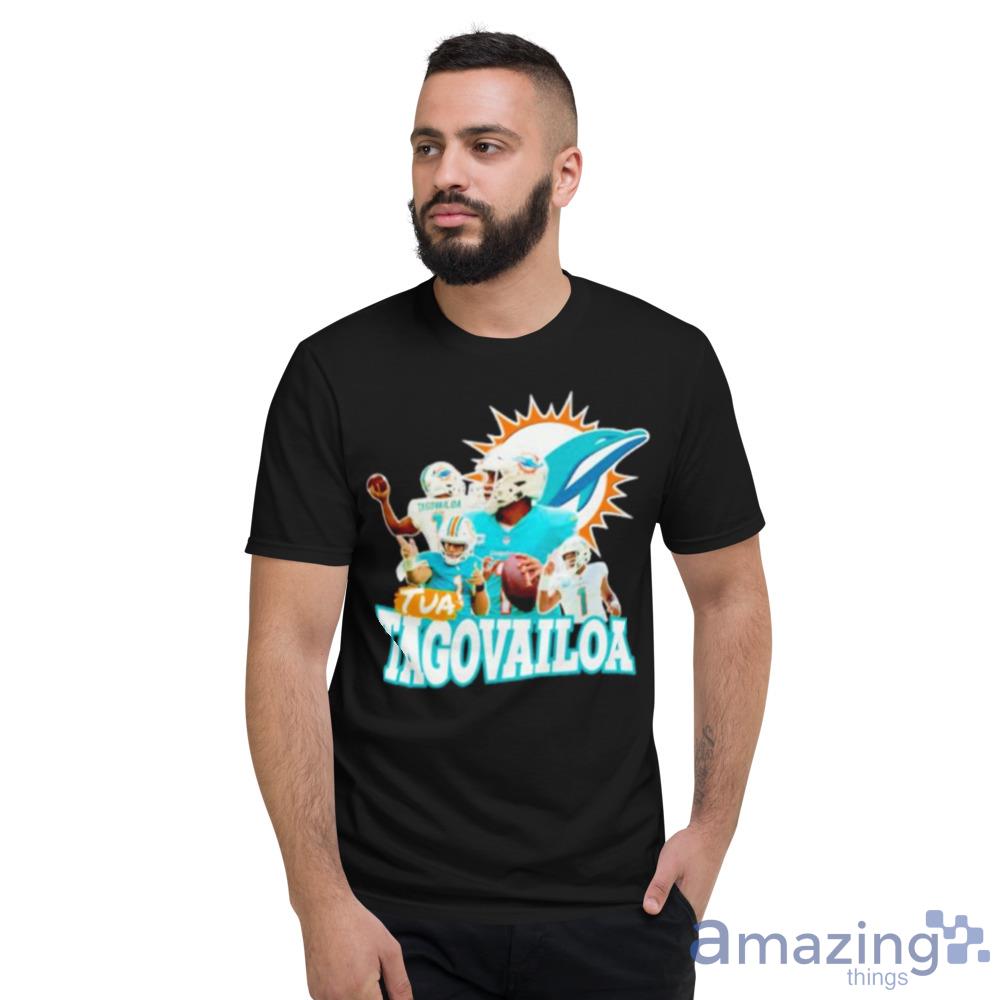 Tua Tagovailoa Miami Dolphins Men's by One Color T-Shirt - Ash