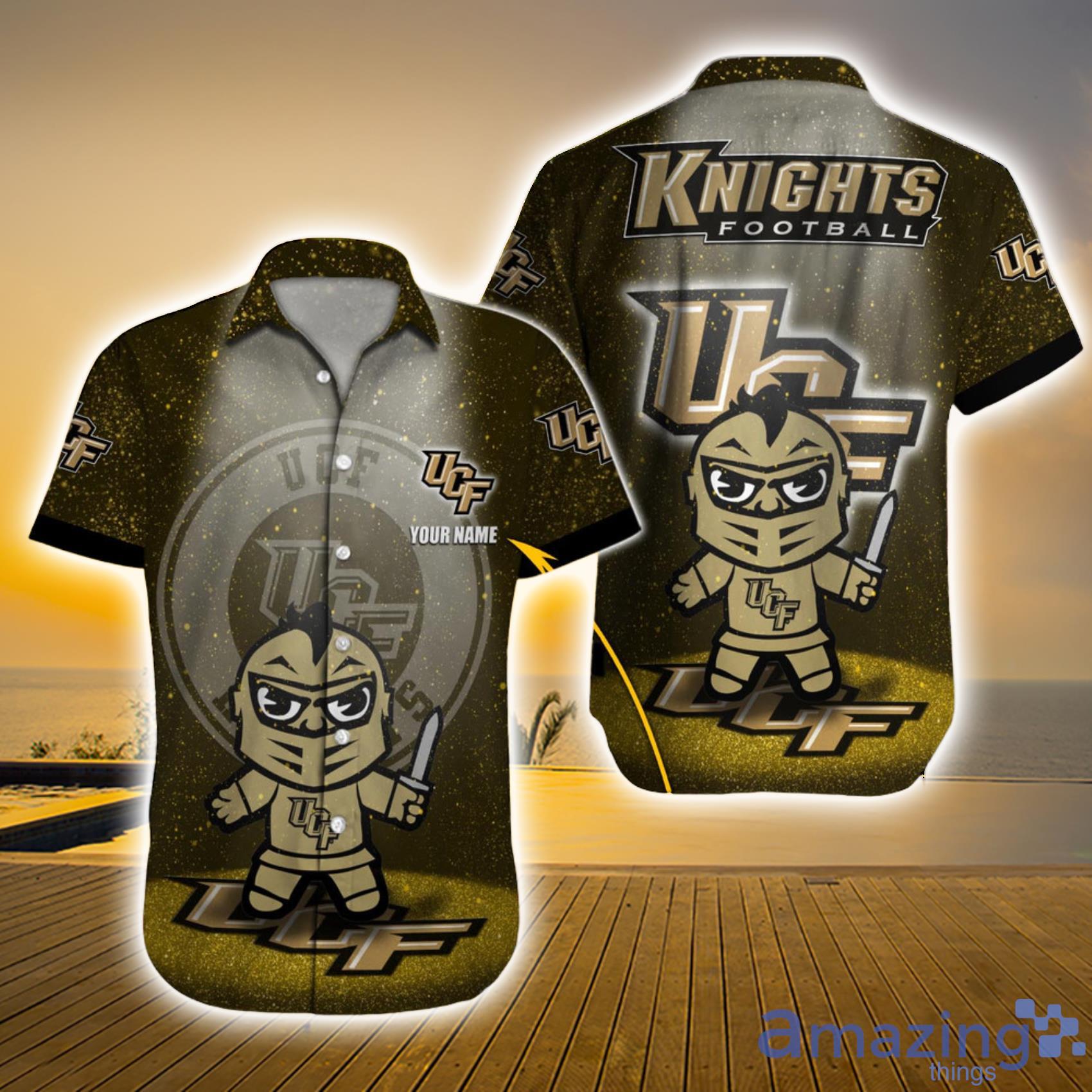 UCF Knights NCAA Cute Mascot Custom Name Hawaiian Shirt For Men And Women Product Photo 1