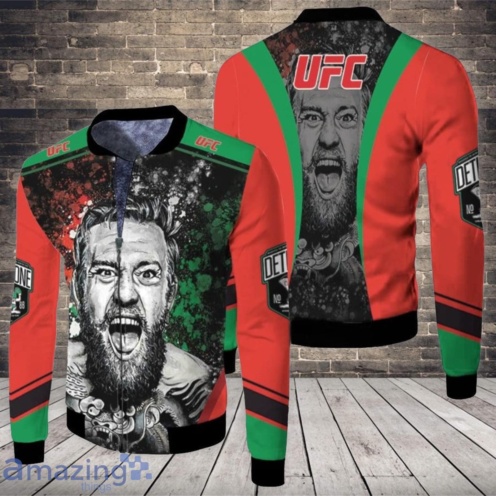 UFC Conor McGregor The Notorious Champions Fighters gift for Conor McGregor Fans 3D All Over Printed Fleece Bomber Jacket Product Photo 1