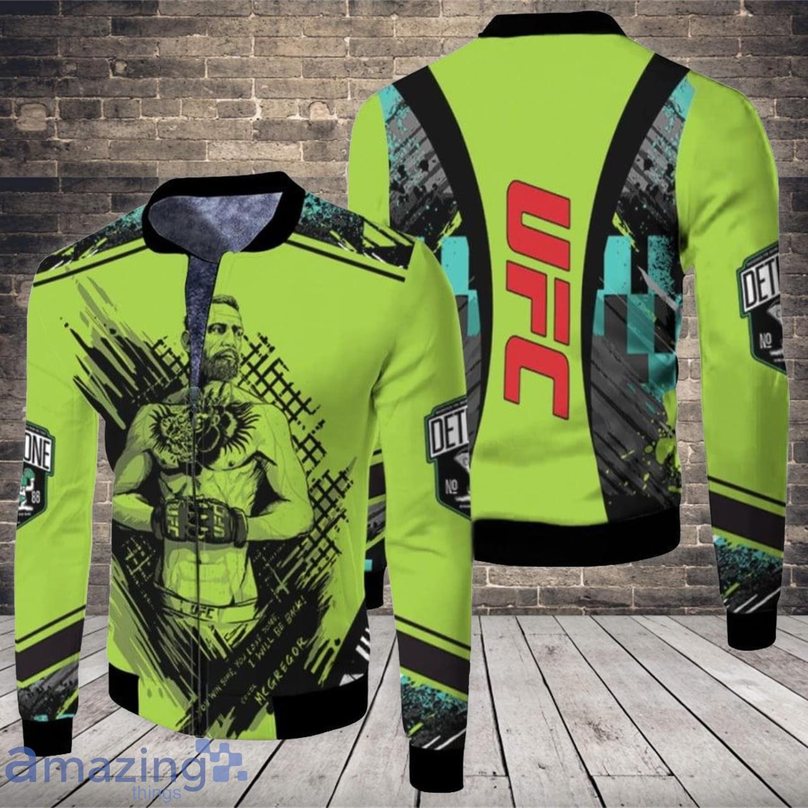 UFC Conor McGregor The Notorious Ultimate Fighters gift for Conor McGregor Fans 3D All Over Printed Fleece Bomber Jacket Product Photo 1