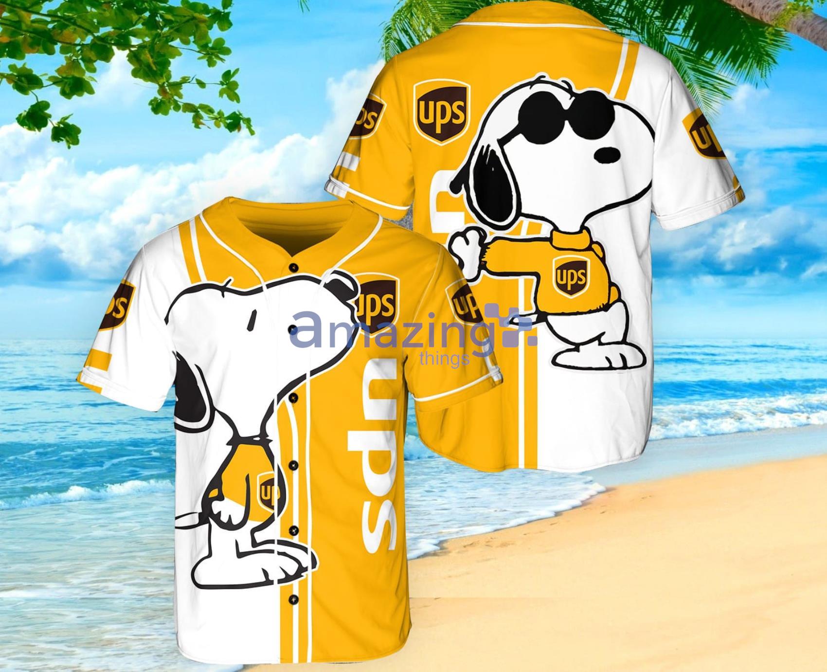 Snoopy Baseball Jersey, Cartoon Baseball Jersey Designed & Sold By
