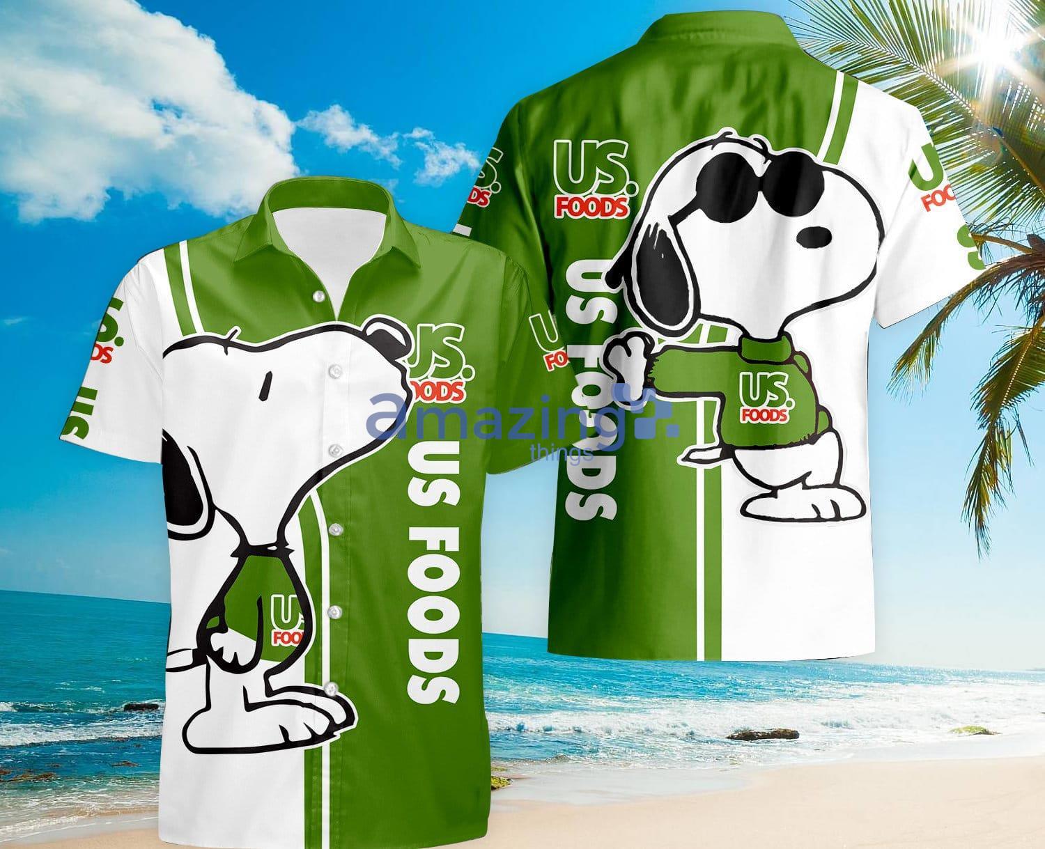 Us Foods Snoopy Kiss Hawaiian Shirt Product Photo 1 Us Foods Snoopy Kiss Hawaiian Shirt Product Photo 1