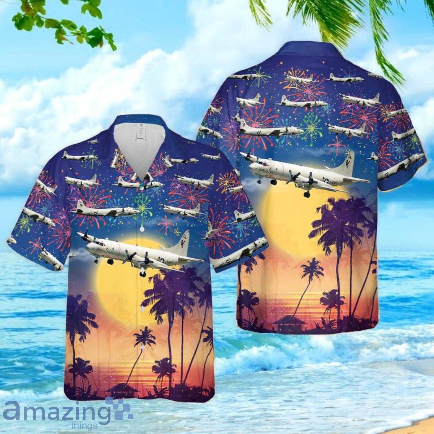 US Navy Lockheed P-3 Orion Aloha Summer Gift 4th Of July Hawaiian Shirt Product Photo 1 US Navy Lockheed P-3 Orion Aloha Summer Gift 4th Of July Hawaiian Shirt Product Photo 1