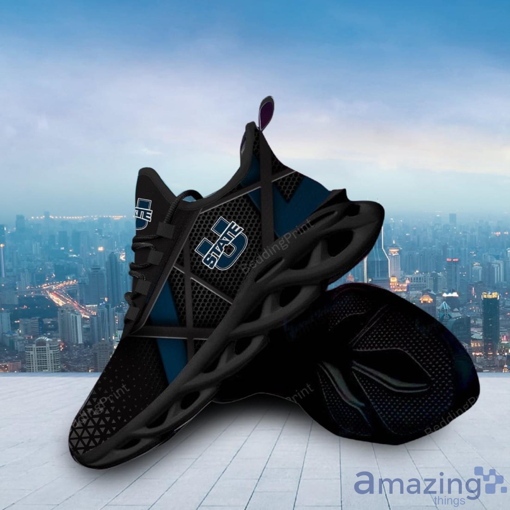 Utah State Aggies NCAA AOP Print Max Soul Shoes For Men And Women Product Photo 1 Utah State Aggies NCAA AOP Print Max Soul Shoes For Men And Women Product Photo 1