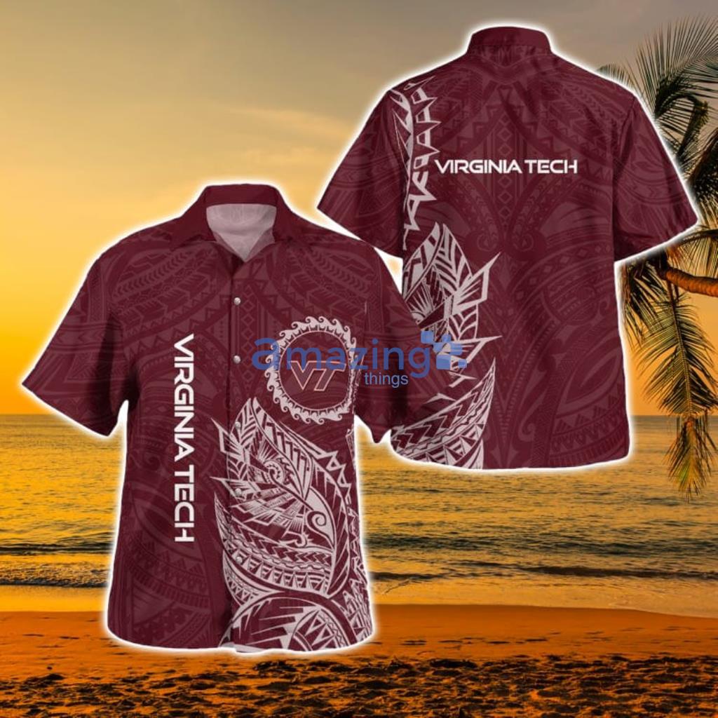 Virginia Tech Hokies Football Tropical Hawaiian Shirt - Virginia Tech Hokies Football Tropical Hawaiian Shirt