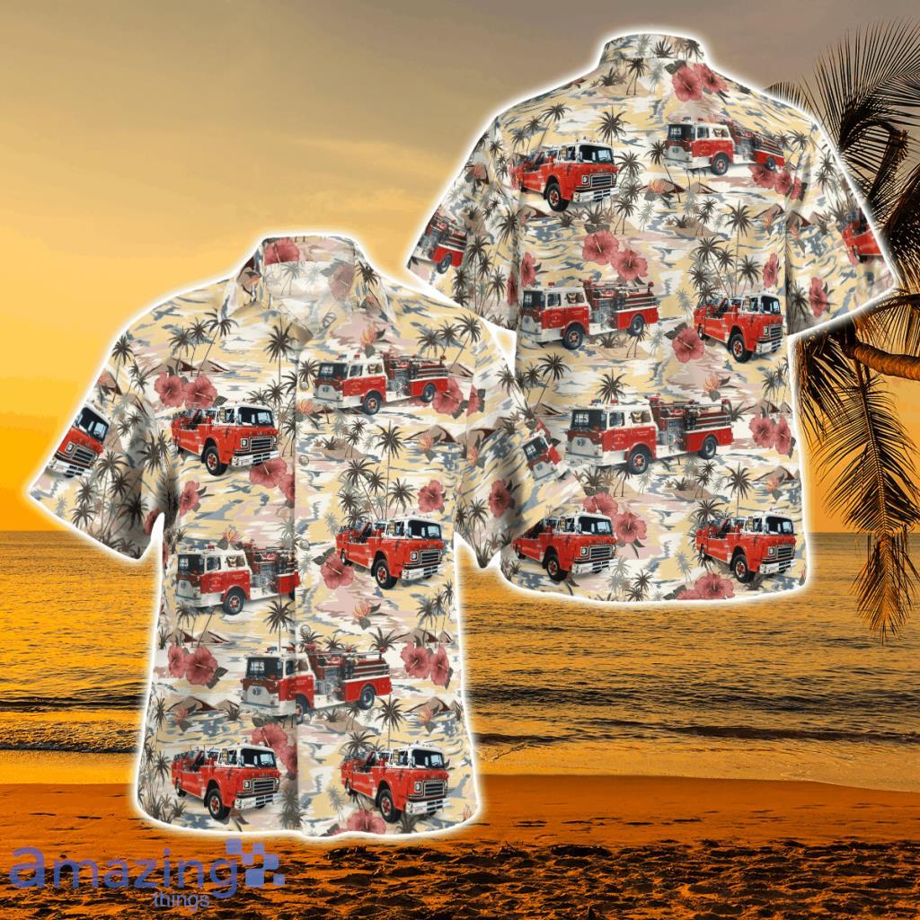 Viscose Fire Company Station 46 Hawaiian Shirt - Viscose Fire Company Station 46 Hawaiian Shirt
