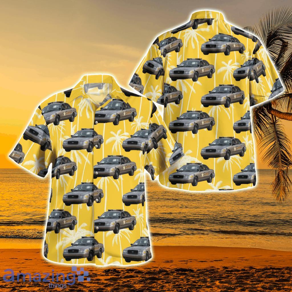 Wabash County, Indiana Sheriff Car Hawaiian Shirt - Wabash County, Indiana Sheriff Car Hawaiian Shirt