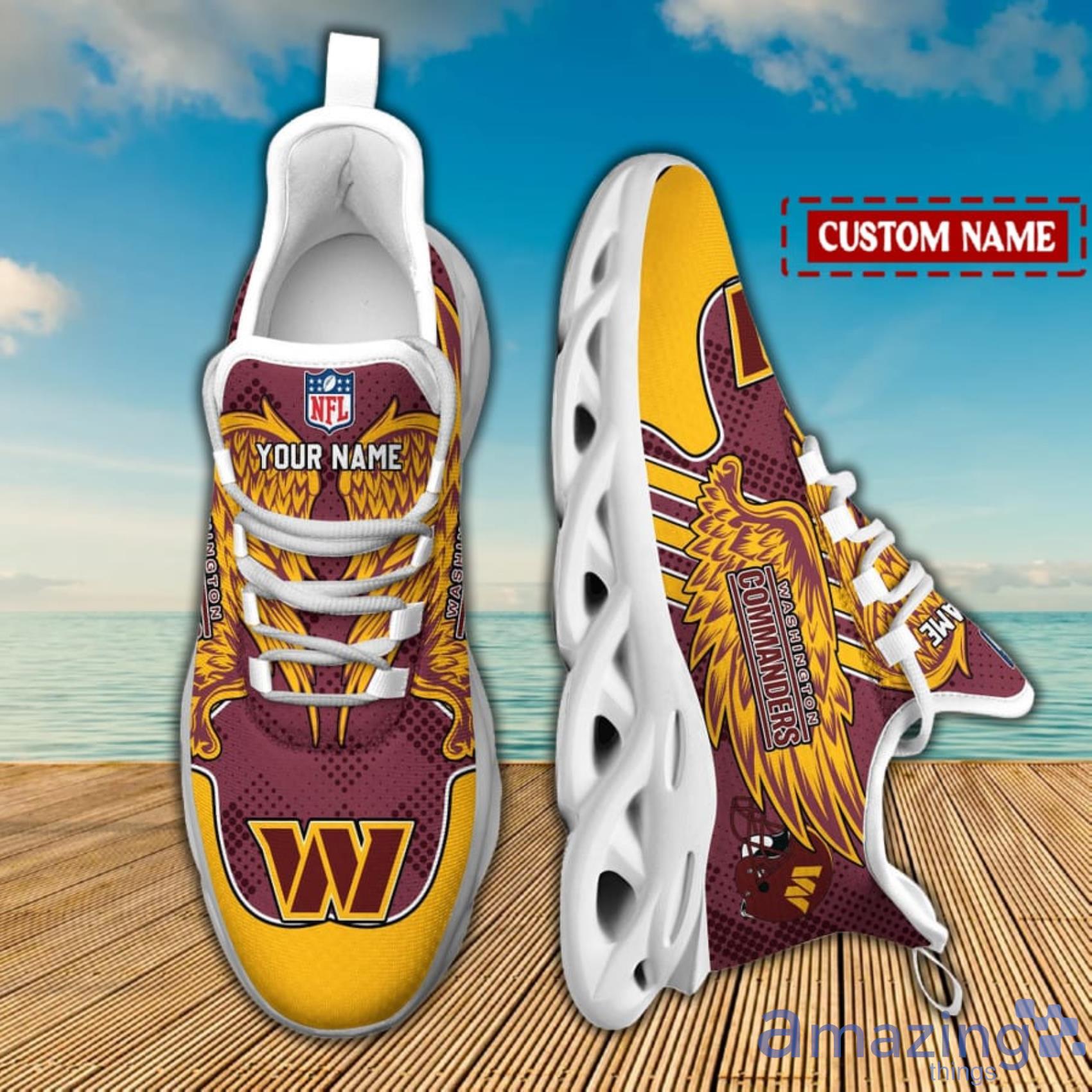 Custom Washington Commanders Hoodie Jersey – Jerseys and Sneakers