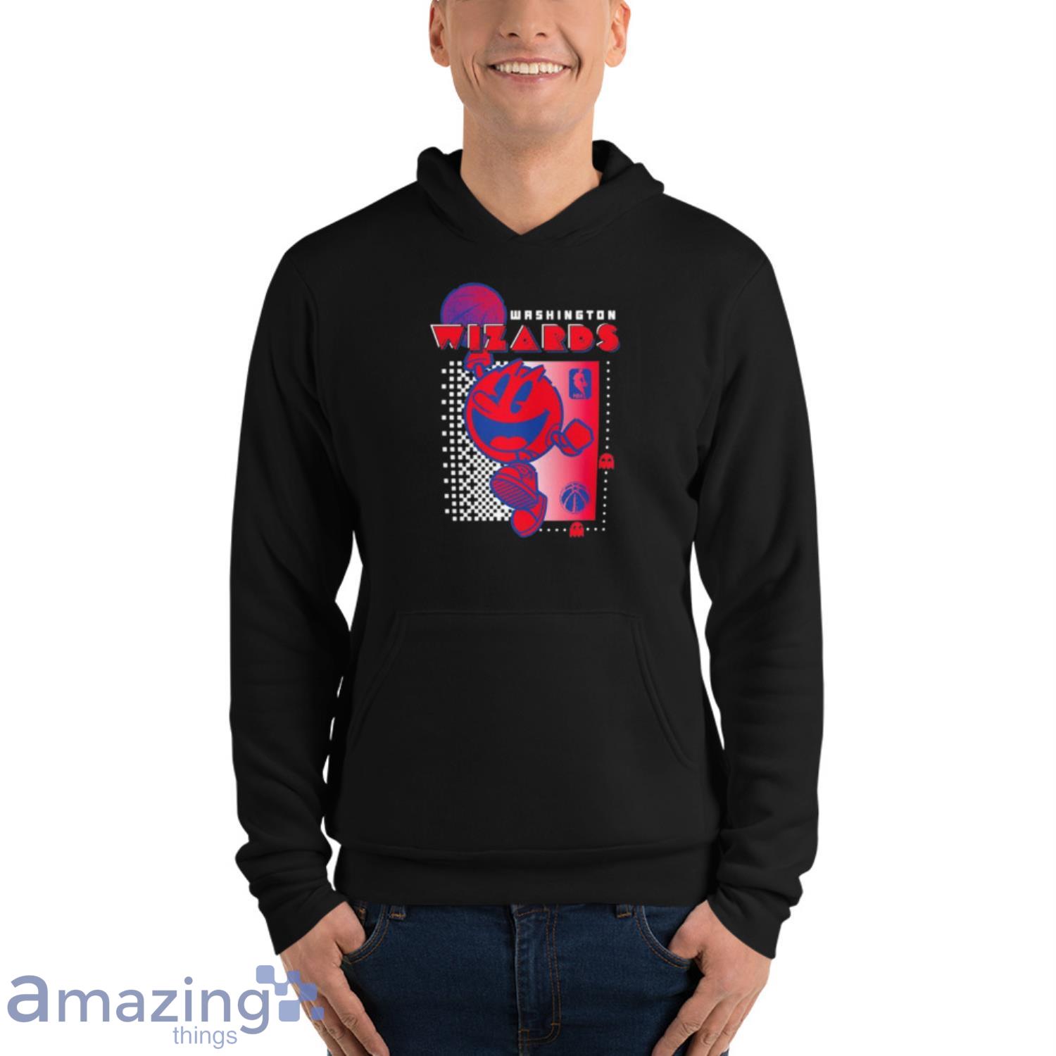 Washington Wizards Pac Man NBA Fast break shirt image Washington Wizards Pac Man NBA Fast break shirt - Unisex Fleece Pullover Hoodie