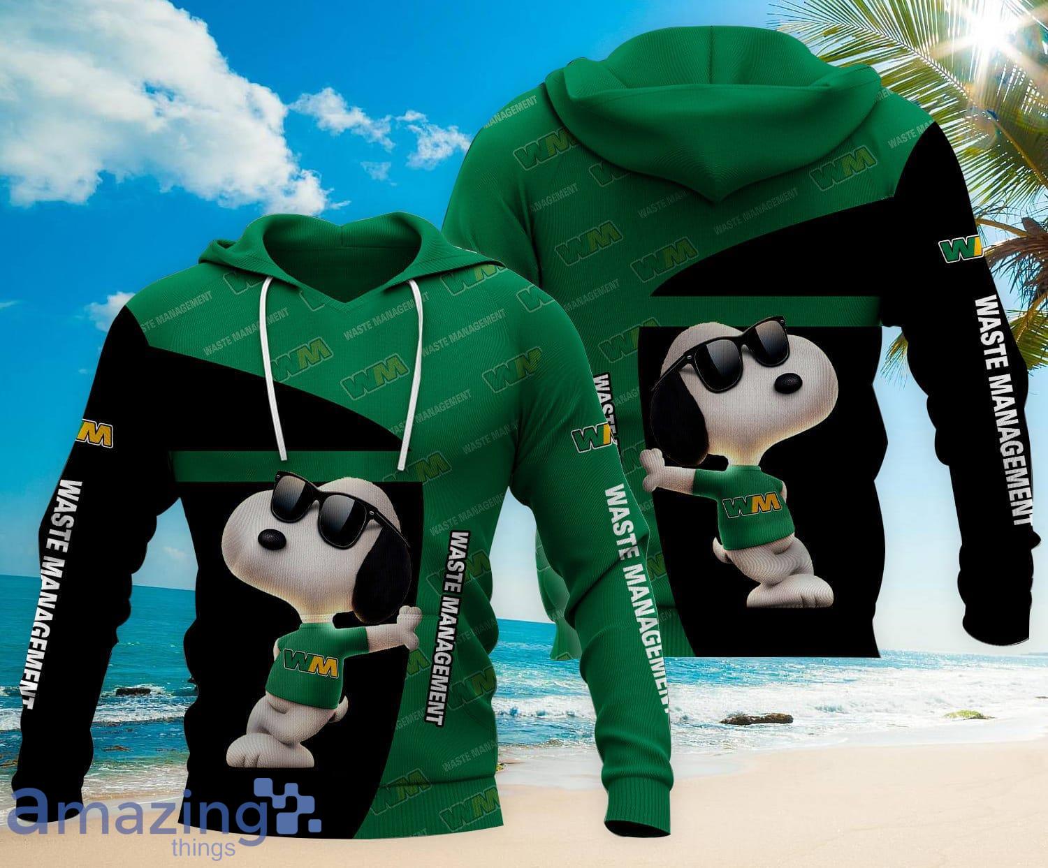 Waste Management Cute Snoopy All Over Printed 3D Hoodie Zip Hoodie Product Photo 1 Waste Management Cute Snoopy All Over Printed 3D Hoodie Zip Hoodie Product Photo 1