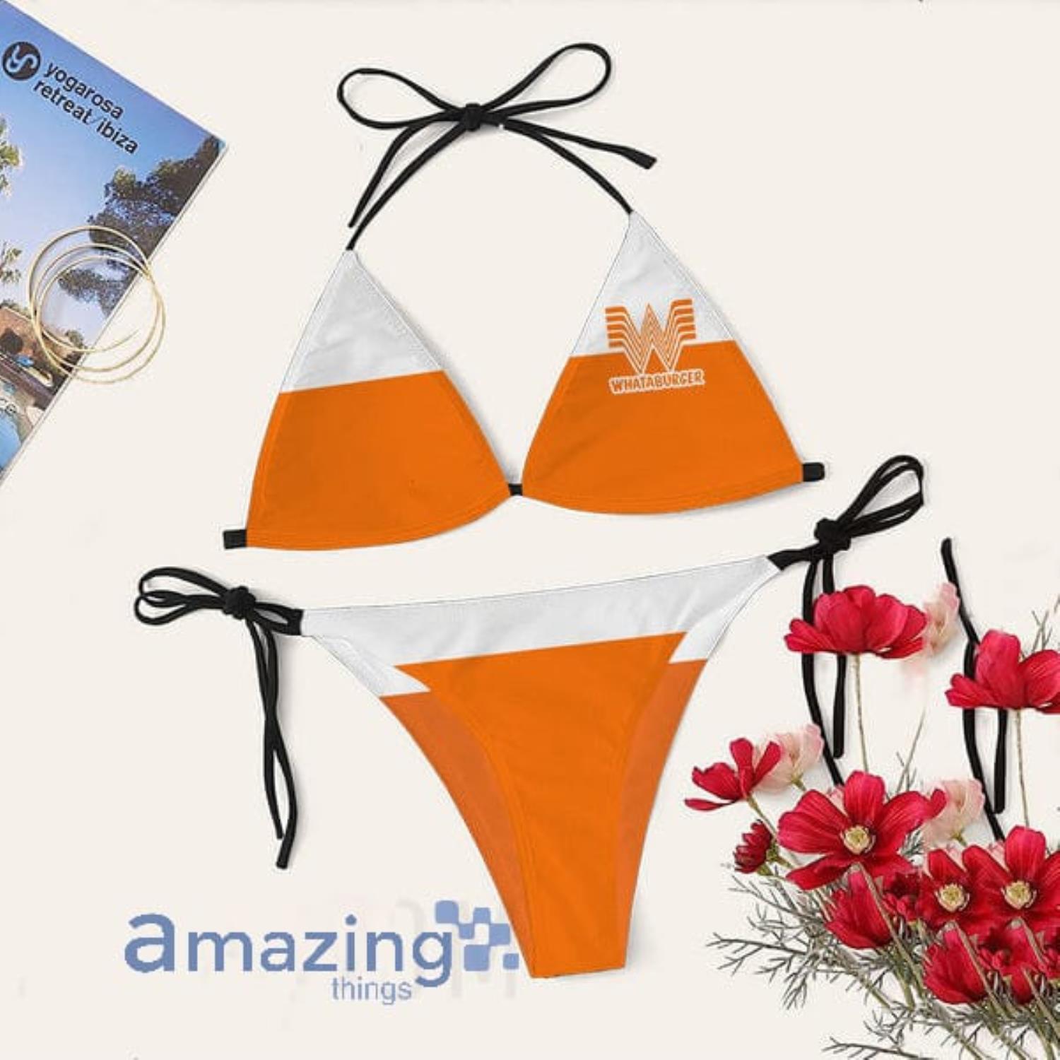 Whataburger Triangle String Bikini Swimsuit Summer Gift lmo Product Photo 1 Whataburger Triangle String Bikini Swimsuit Summer Gift lmo Product Photo 1