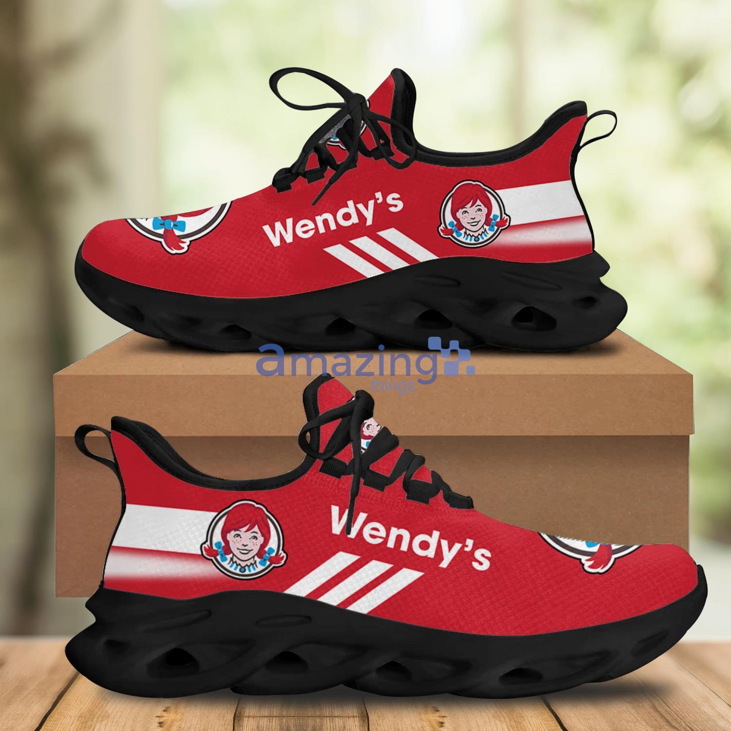 White Striped Wendy's Trend Sneakers Max Soul Shoes For Men And Women Product Photo 1