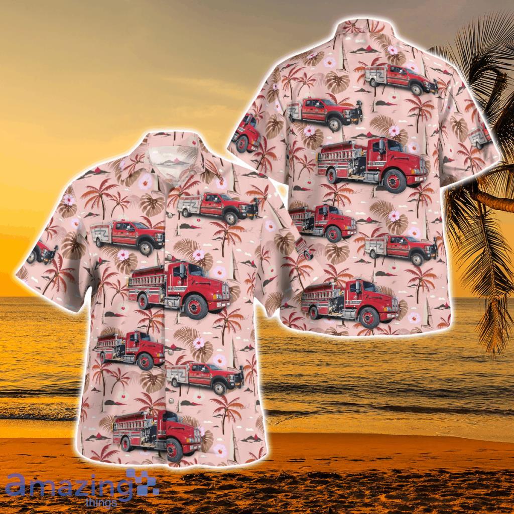Williamson County Esd 5 Jarrell Fire Department Hawaiian Shirt - Williamson County Esd 5 Jarrell Fire Department Hawaiian Shirt