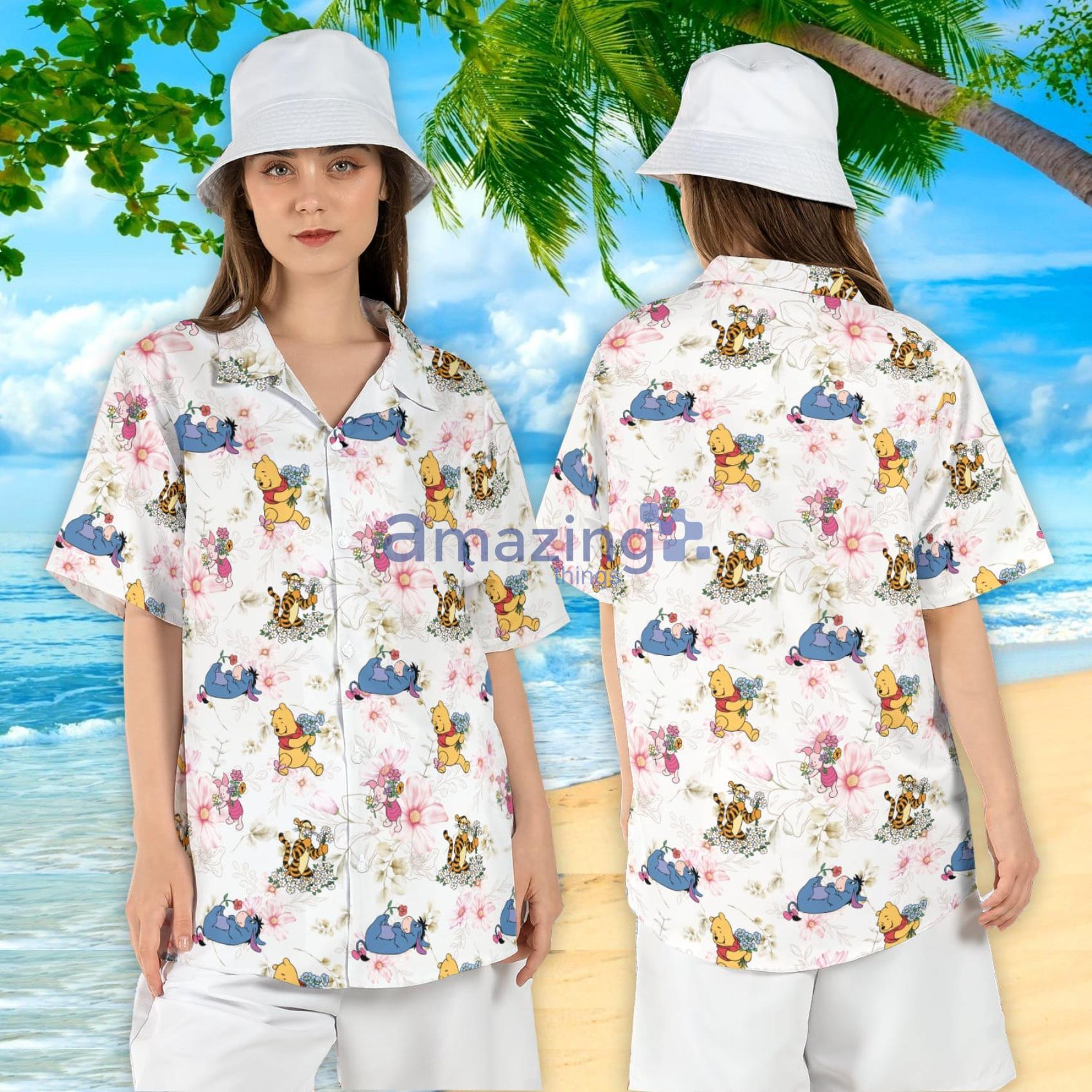 Winnie The Pooh Hawiian Shirt, Pooh Friend Hawiian Shirt, Pooh