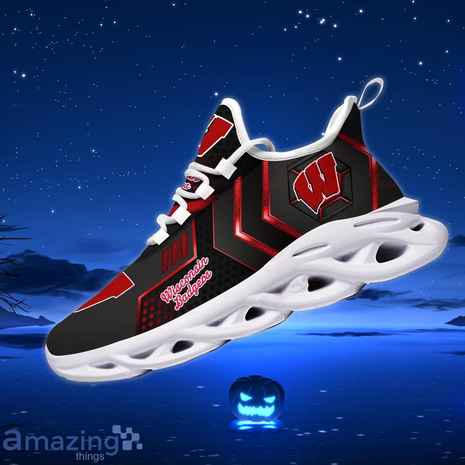 Wisconsin Badgers NCAA Sport Fans Sneakers Men And Women Max Soul Shoes Product Photo 1