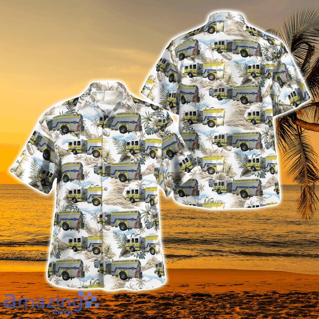 Woodbury Fire Department, Woodbury, New Jersey Hawaiian Shirt - Woodbury Fire Department, Woodbury, New Jersey Hawaiian Shirt