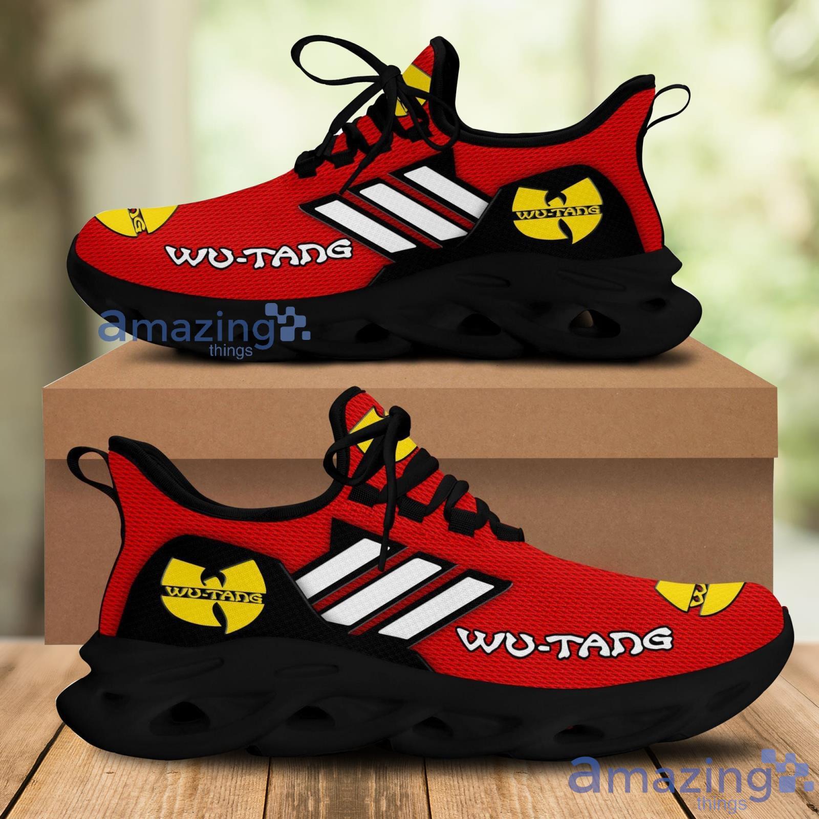 Wu-Tang Clan Hip Hop Rock Band White Striped Red Chunky Running Sneakers Max Soul Shoes Sport Gift For Men And Women Product Photo 1