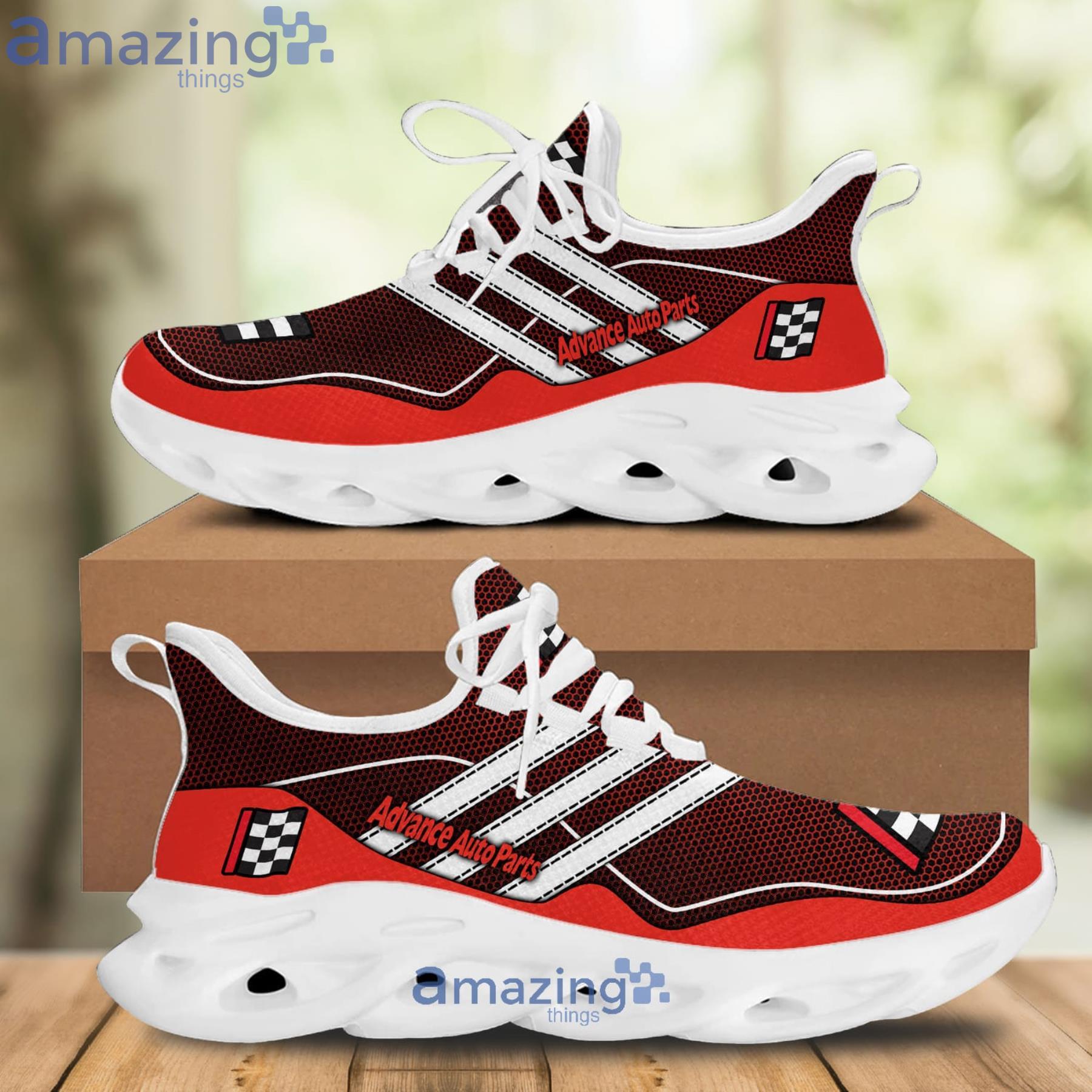 Advance Auto Parts Max Soul Shoes White Striped Running Shoes image Advance Auto Parts Max Soul Shoes White Striped Running Shoes Product Photo 2