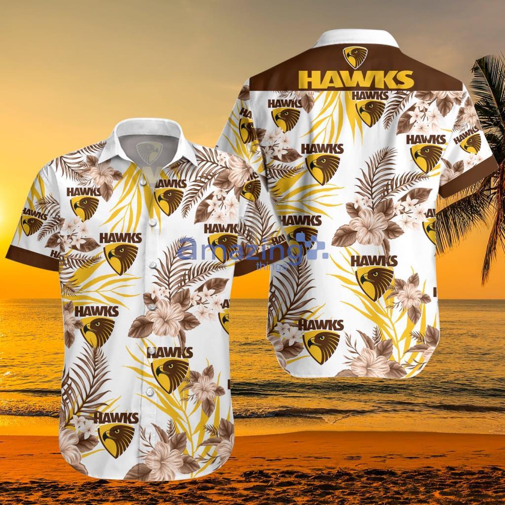 AFL Hawthorn Hawks Hawaiian Shirt For Men And Women Product Photo 1 AFL Hawthorn Hawks Hawaiian Shirt For Men And Women Product Photo 1