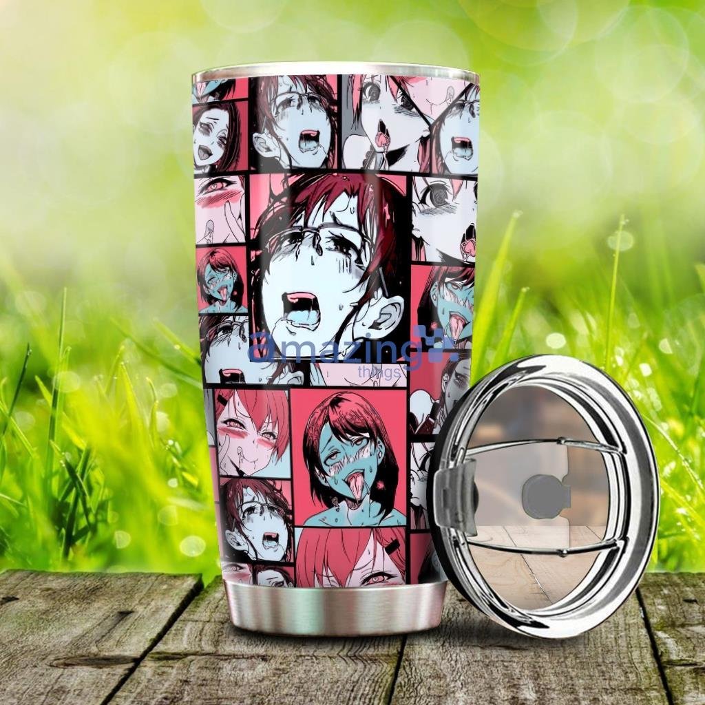 Ahegao Tumbler Cup Vintage Car Interior Accessories Gift For Men And Women Product Photo 1