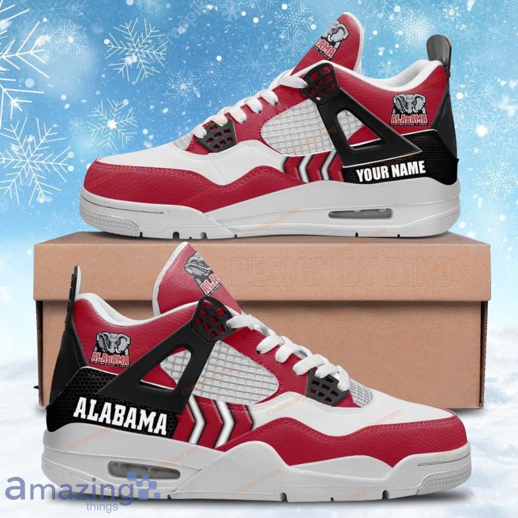 Alabama Crimson Tide Air Jordan 4 Shoes Sneaker Custom Name For
