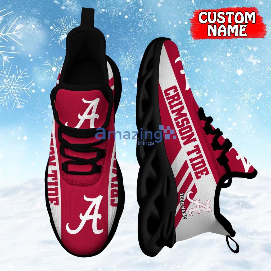 Alabama Crimson Tide Custom Name Personalized Max Soul Shoes For Men And Women Product Photo 1