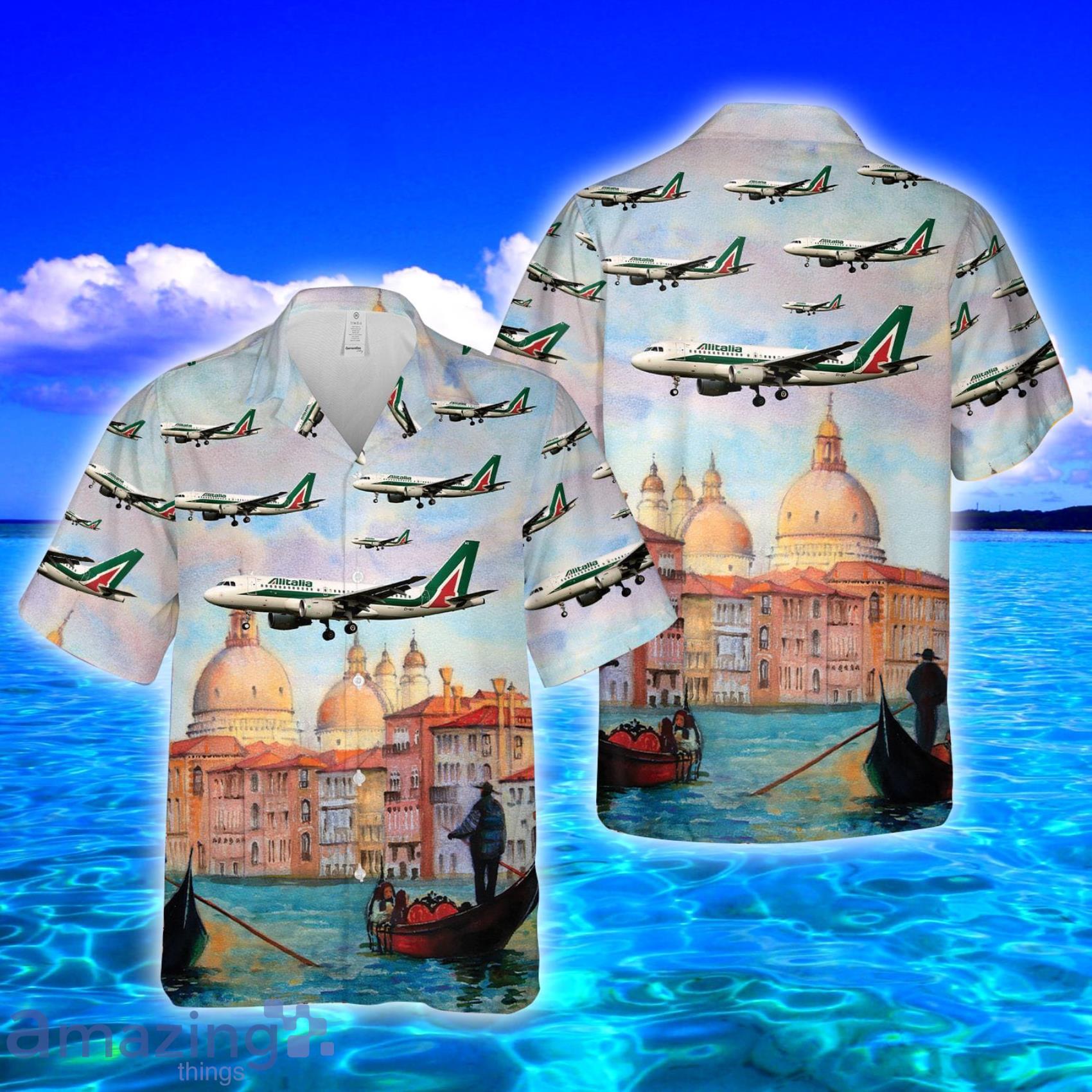 Alitalia Airbus A319-100 Tropical Style Full Print Hawaiian Shirt Vs Short Set Product Photo 1 Alitalia Airbus A319-100 Tropical Style Full Print Hawaiian Shirt Vs Short Set Product Photo 1