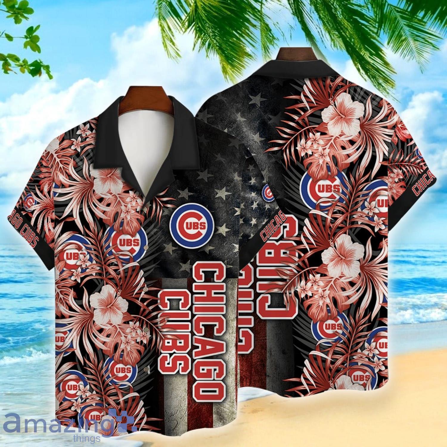 Aloha Flower Chicago Cubs Major League Baseball Hawaiian Shirt For Fans
