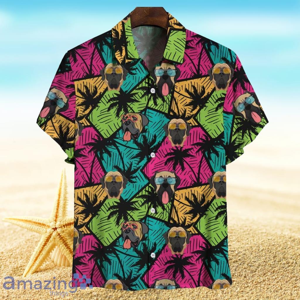 Aloha Hawaiian English Mastiff Shirt Gift For Dog Lovers Product Photo 1