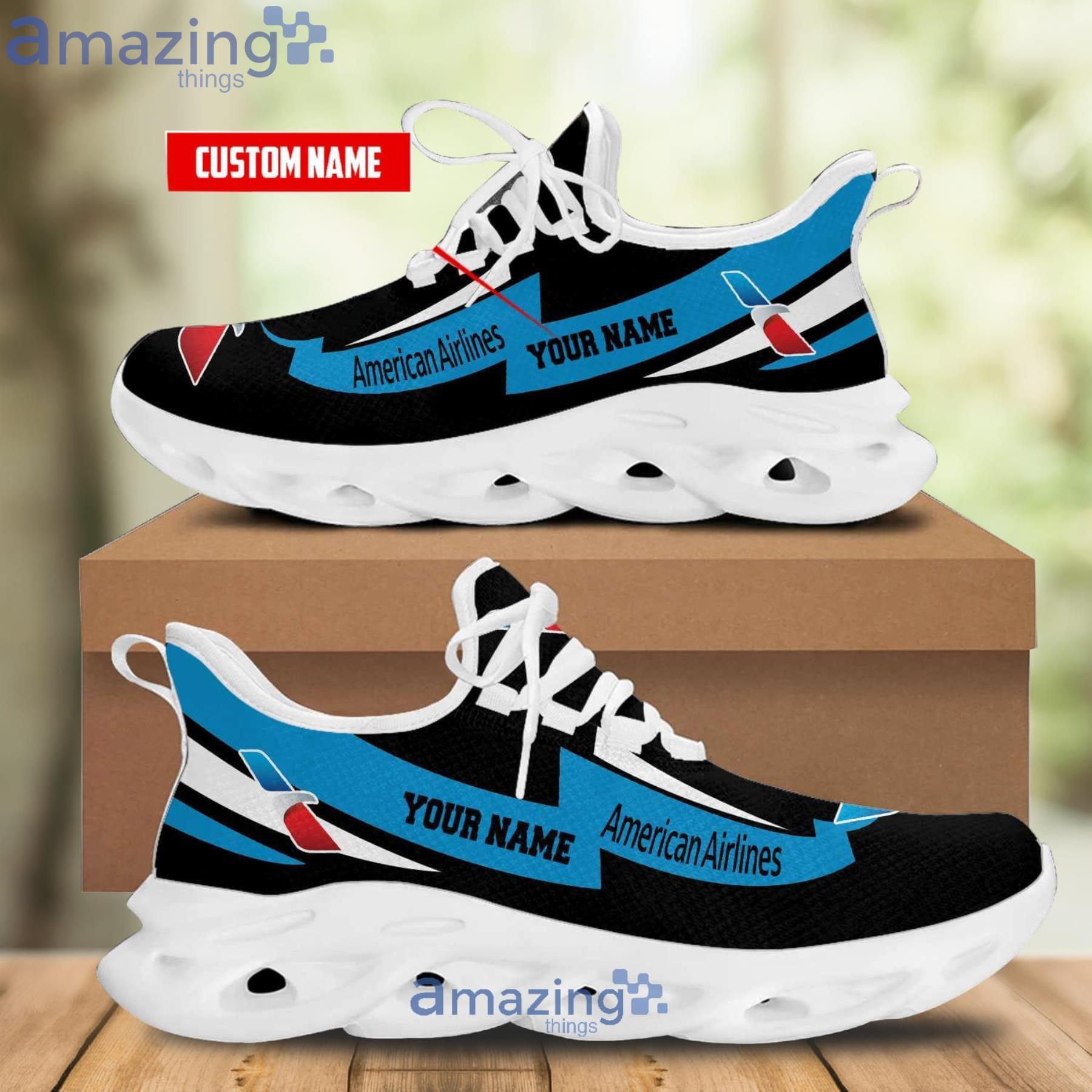 American Airlines Max Soul Shoes Custom Name Ultra Sneakers Men And Women Shoes image American Airlines Max Soul Shoes Custom Name Ultra Sneakers Men And Women Shoes Product Photo 2