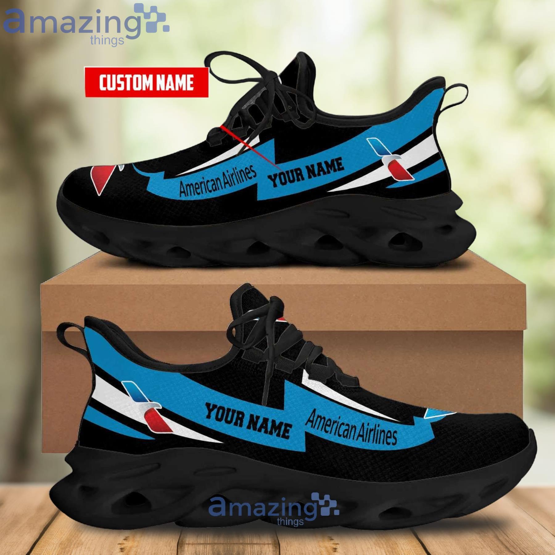 American Airlines Max Soul Shoes Custom Name Ultra Sneakers Men And Women Shoes Product Photo 1