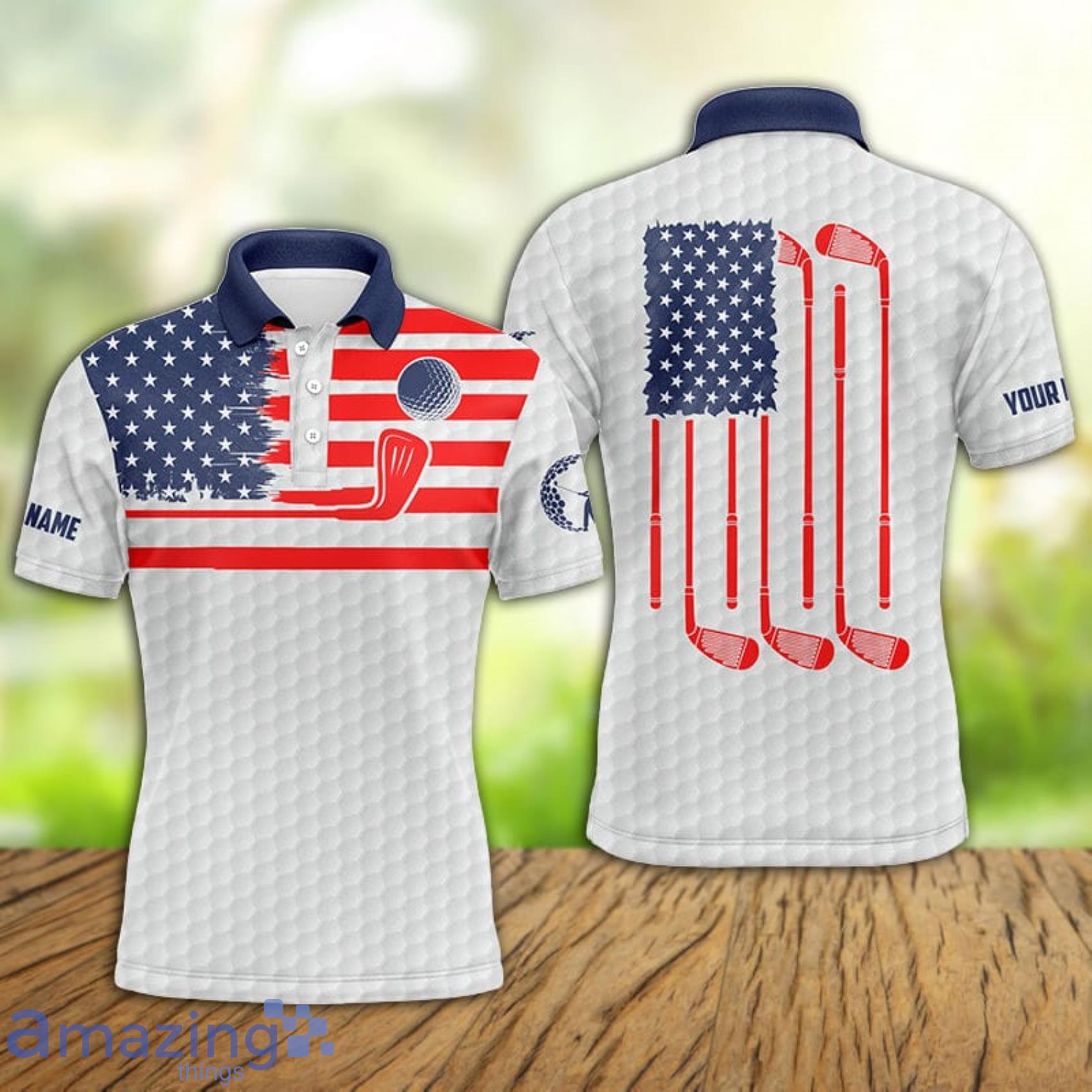 American Flag Patriotic Custom Name White Polo Shirt For Men And Women Product Photo 1 American Flag Patriotic Custom Name White Polo Shirt For Men And Women Product Photo 1