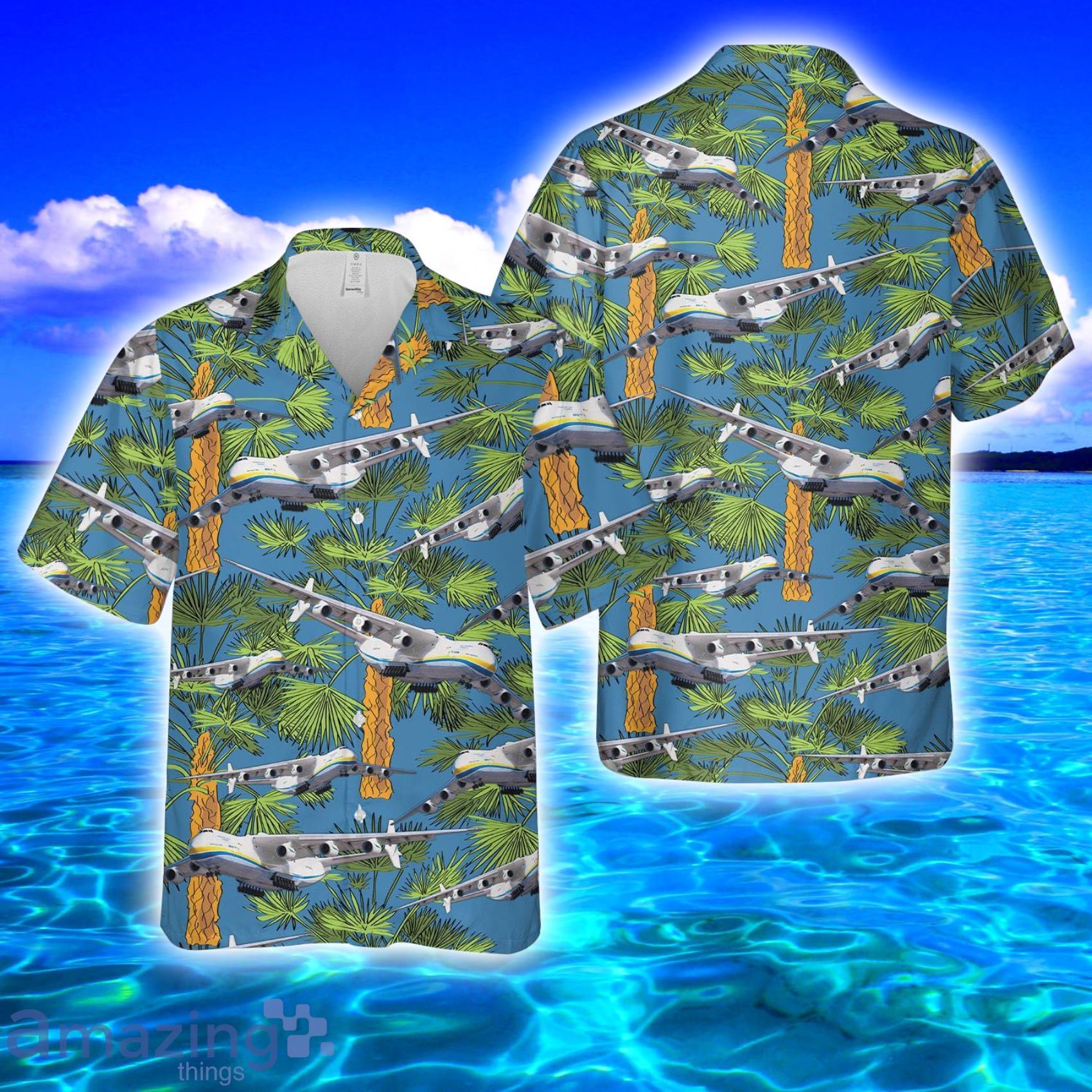 Antonov An-225 Mriya Tropical Style Full Print Hawaiian Shirt Vs Short Set Product Photo 1