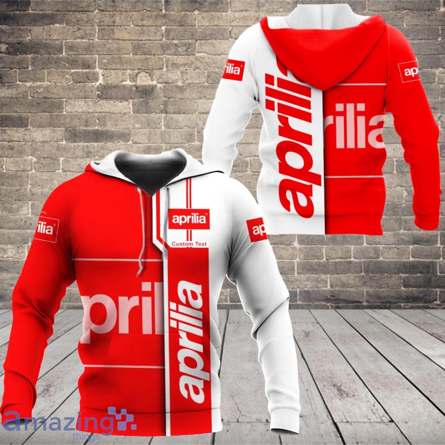 Aprilia 3D All Over Printed Custom Name T Shirt Sweatshirt Hoodie Bomber image Aprilia 3D All Over Printed Custom Name T-Shirt Sweatshirt Hoodie Bomber Product Photo 2