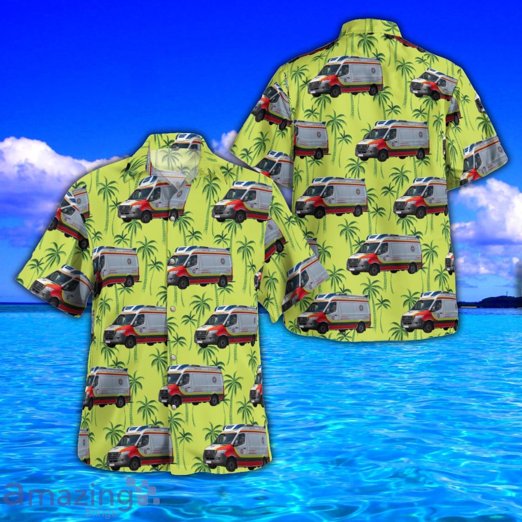 Arbeiter-Samariter-Bund Osterreichs Tropical Style Full Print Hawaiian Shirt Vs Short Set Product Photo 1
