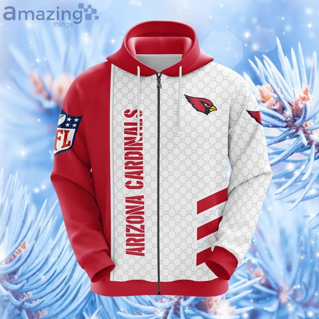 Arizona Cardinals NFL Red Hoodie, Zip Hoodie 3D All Over Print For Fans