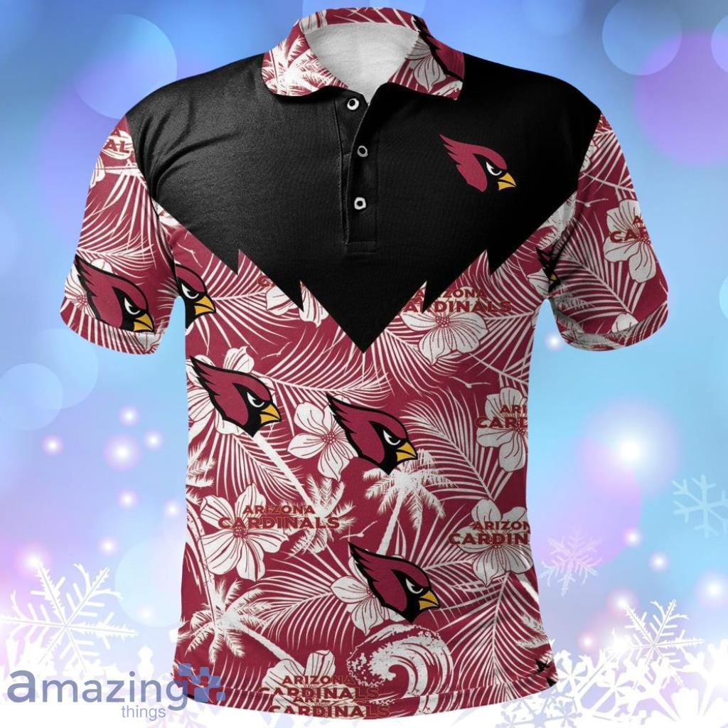 Arizona Cardinals Polo Shirt Tropical Seamless NFL Gift For Fans