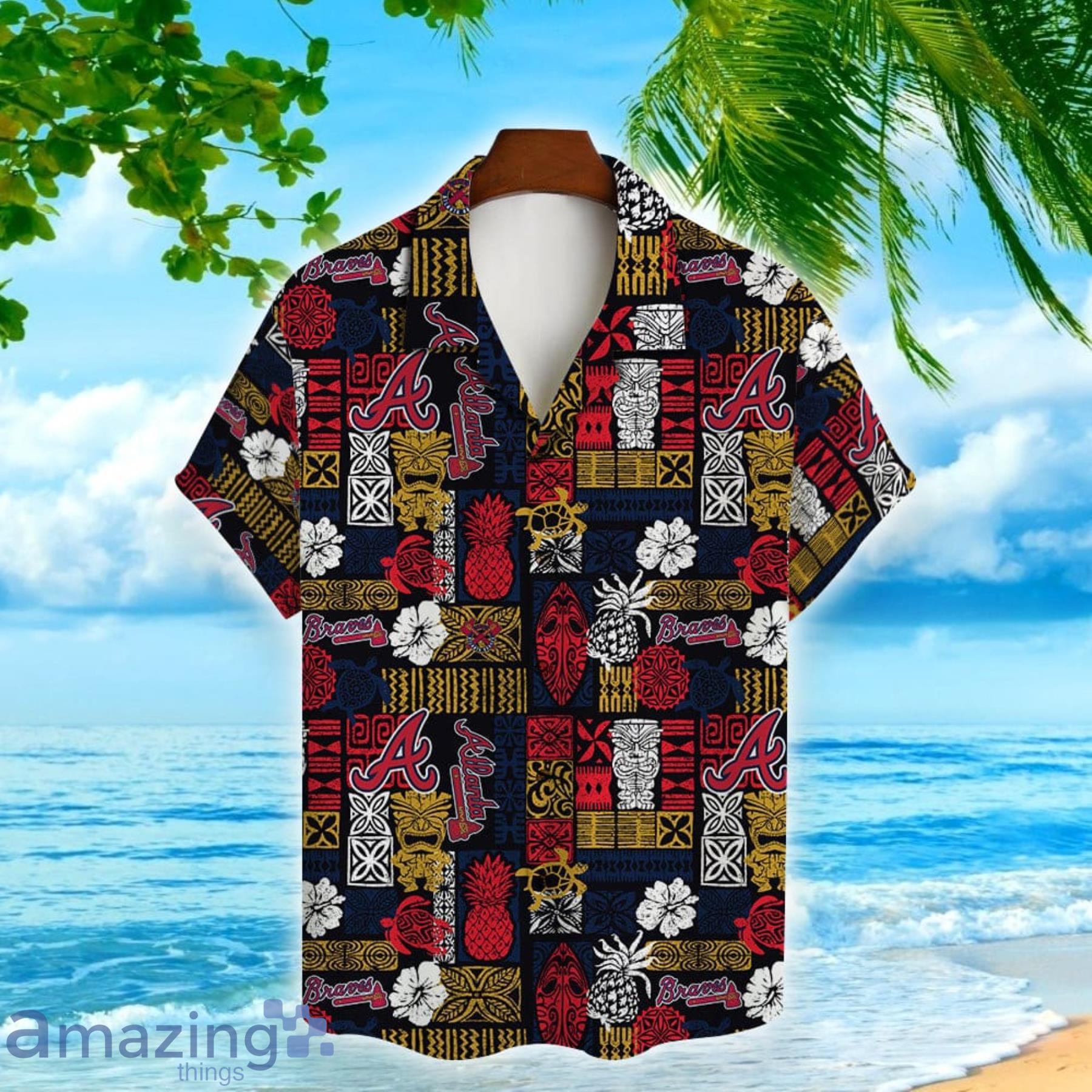 Atlanta Braves MLB For Sports Fan All Over Print Hawaiian Beach