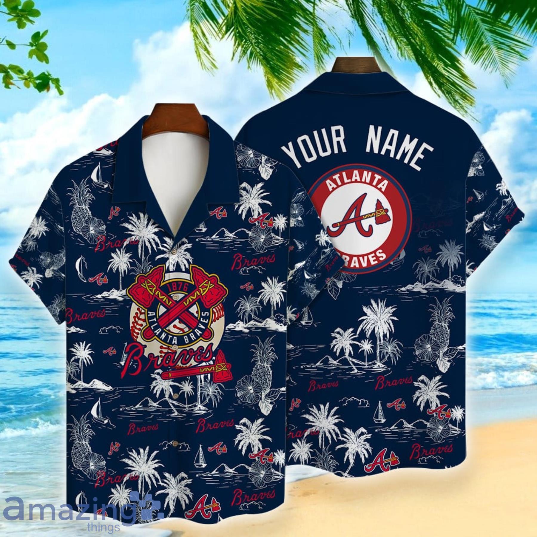 ATLANTA BRAVES HAWAIIAN SHIRT CLASSIC "BRAVES PRIDE"