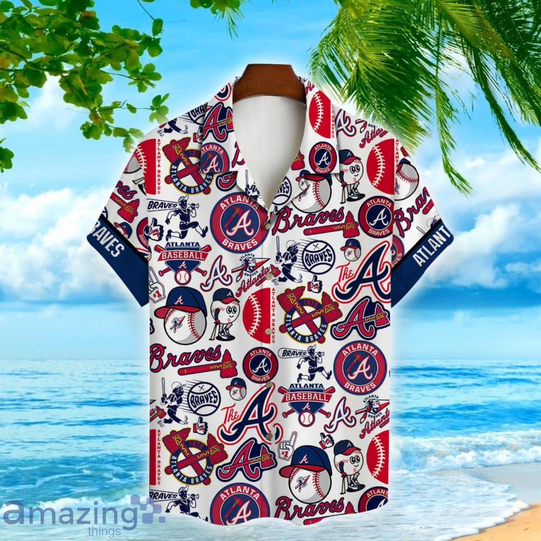 NEW FASHION 2023 Atlanta Braves T-shirt 3D Short Sleeve O Neck gift for fan