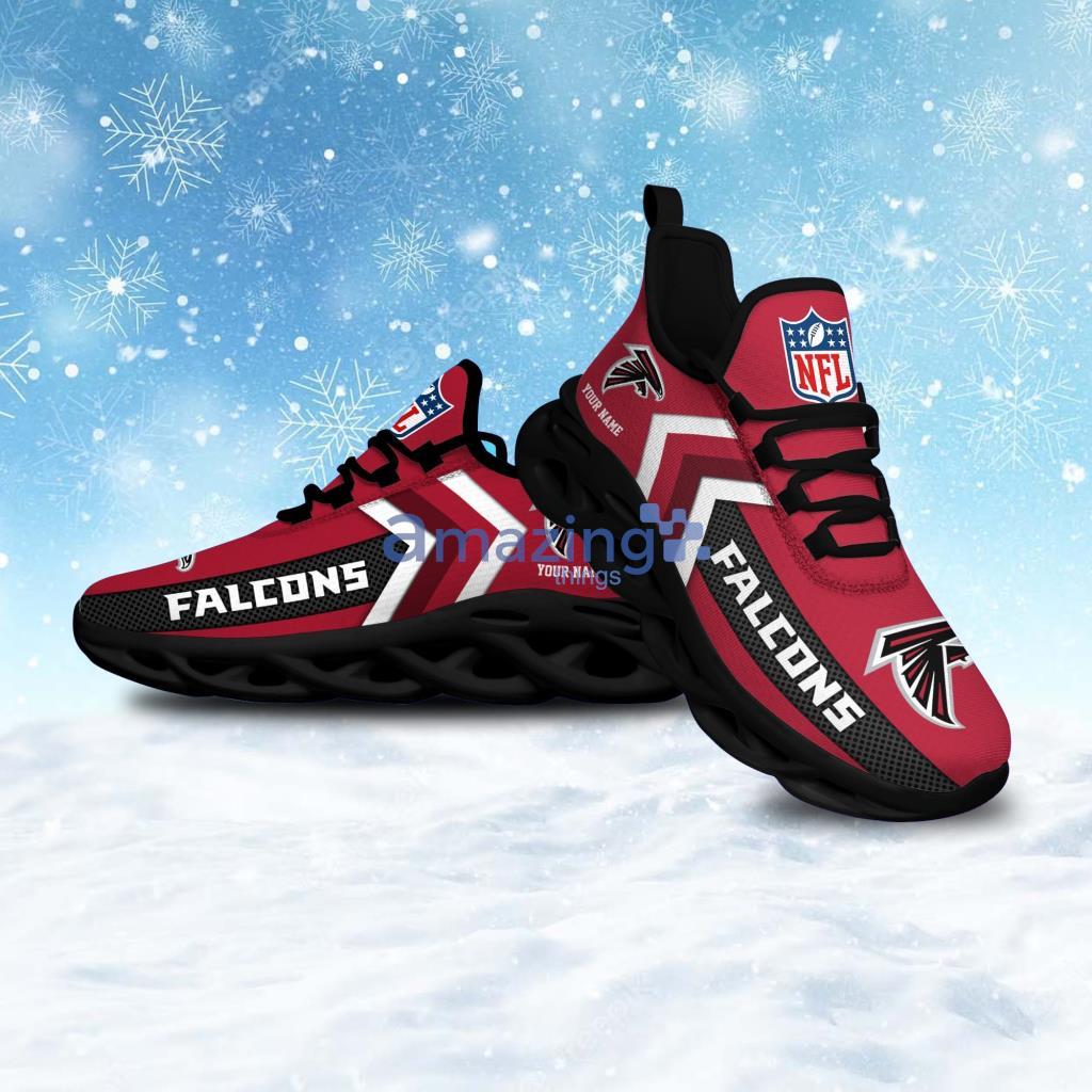 Atlanta Falcons Personalized Max Soul Shoes and Cap Allover Print For Fans