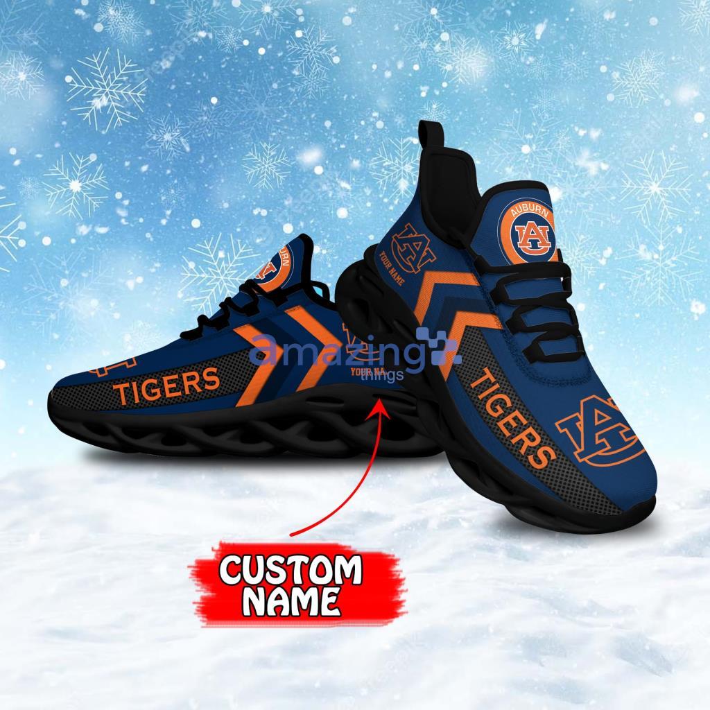 Auburn Tigers Personalized Custom Name Running Sneaker Max Soul Shoes Gift For Men And Women Product Photo 1