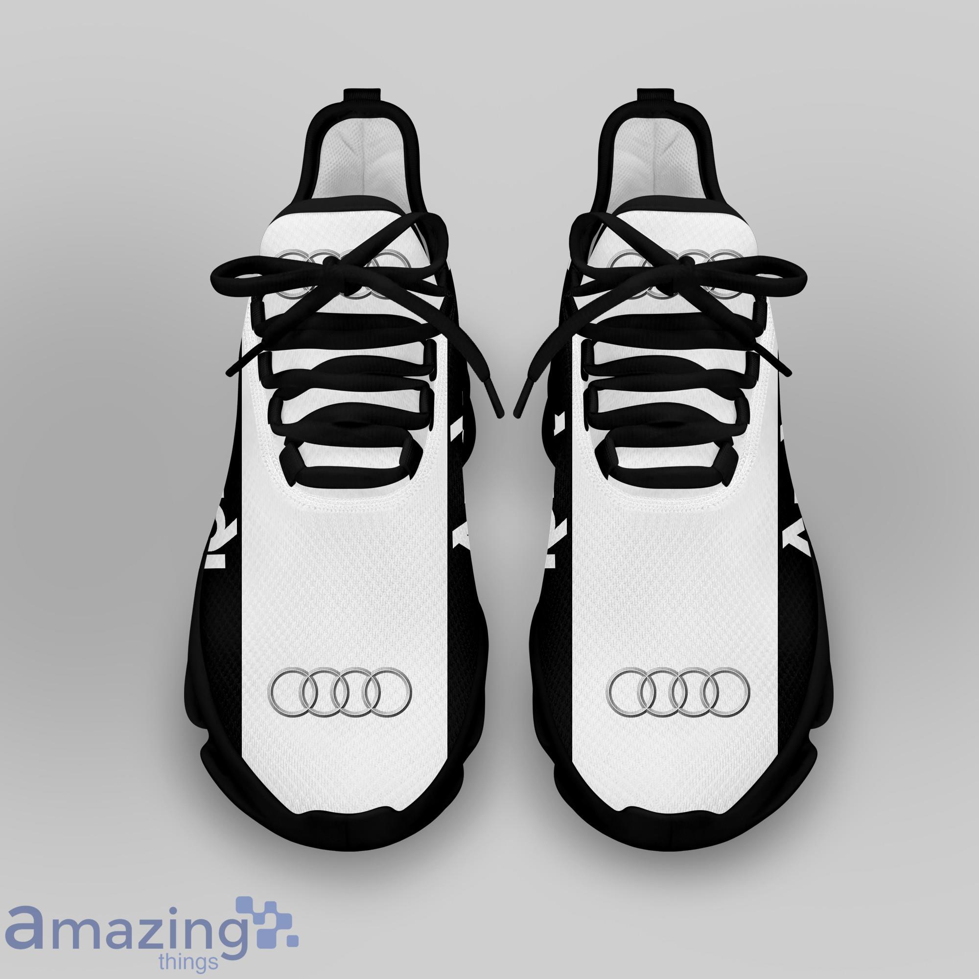Audi Sport Men And Women Running Sneakers Ver 41 White Striped Max Soul  Shoes