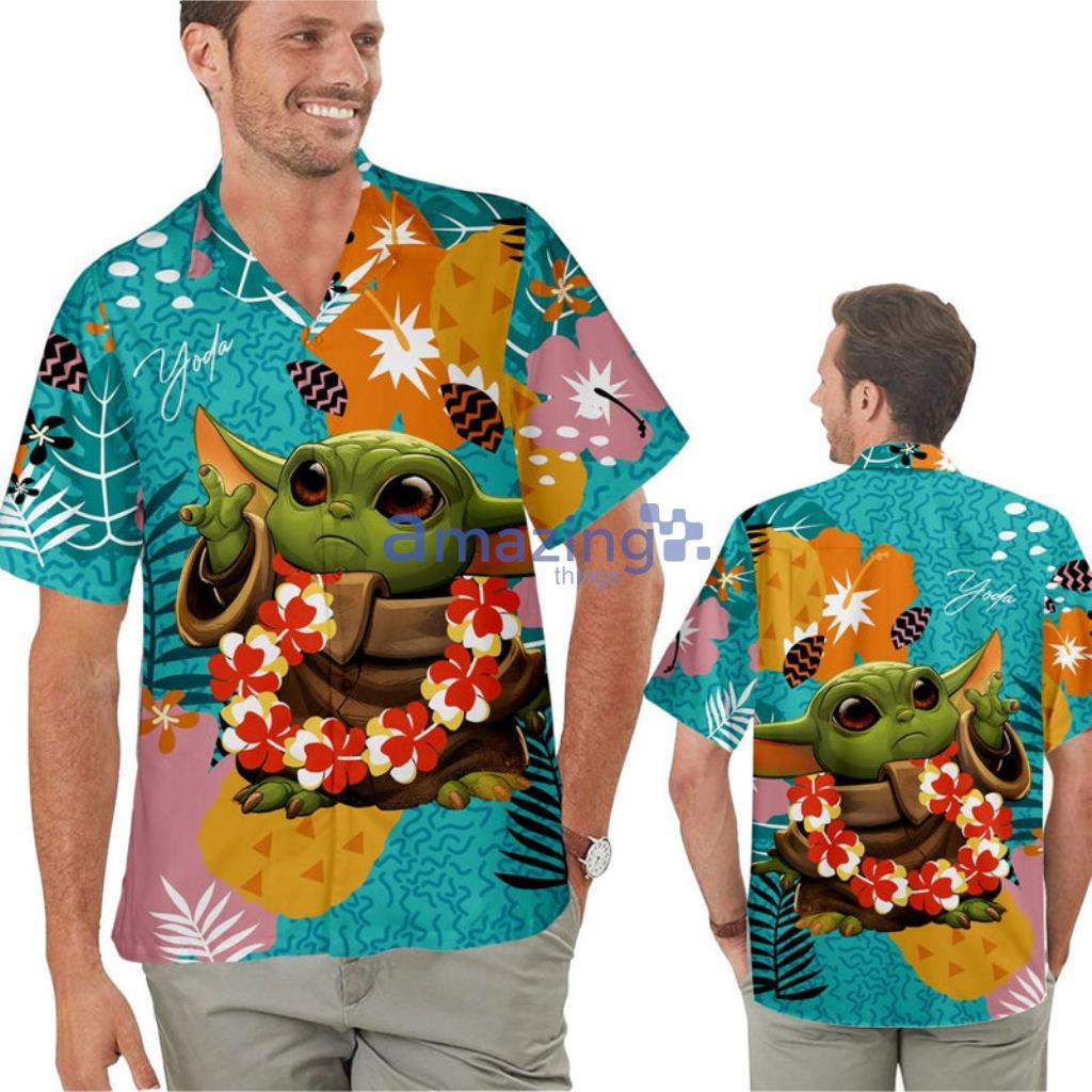 Baby Yoda Summer Vibe Hawaiian Shirt For Men And Women Product Photo 1