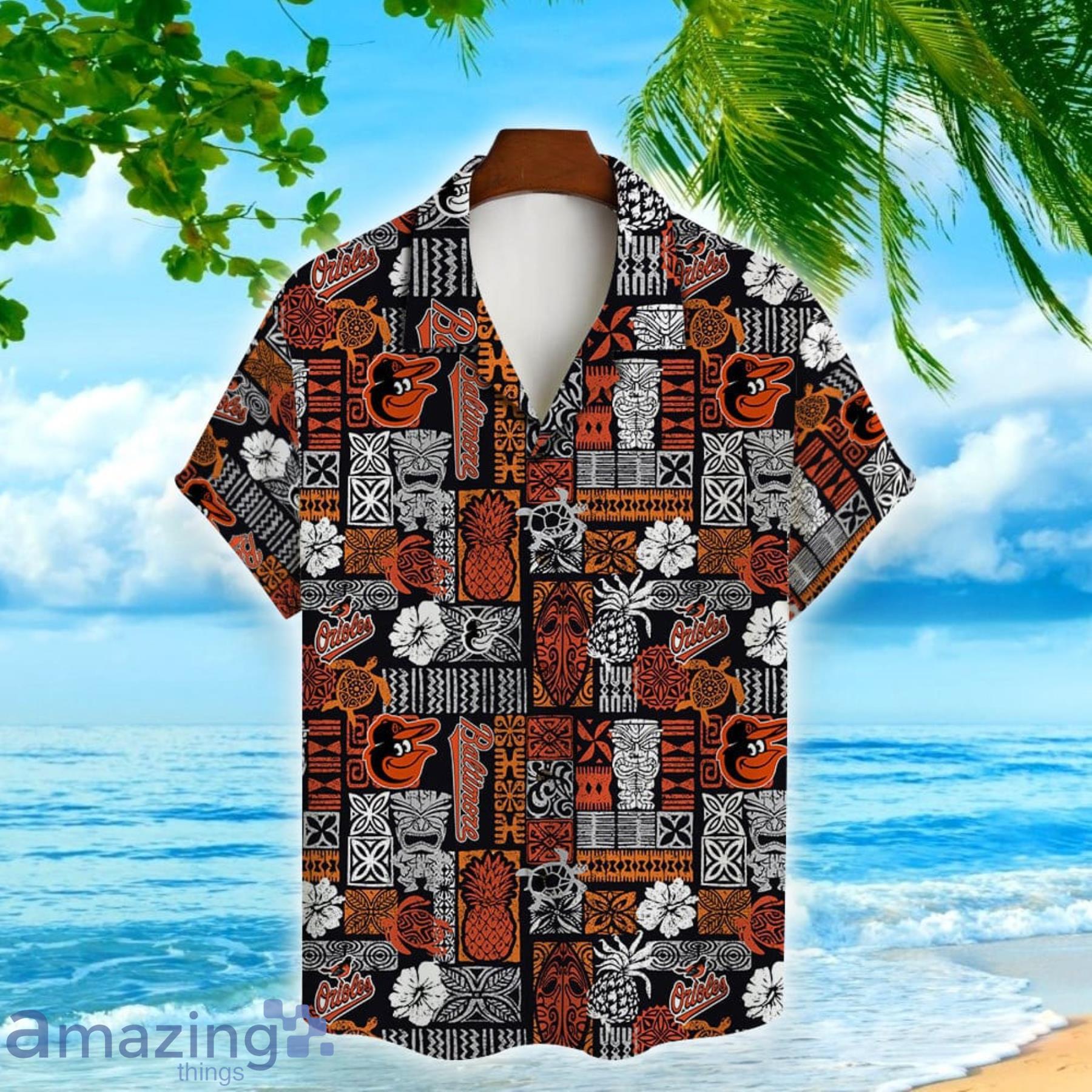 Baltimore Orioles MLB For Sports Fan Pattern Hawaiian Style Shirt