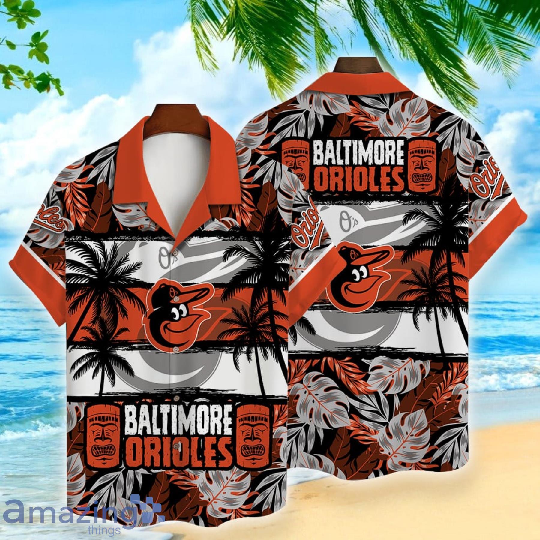 MLB Baltimore Orioles Logo Hot Hawaiian Shirt Gift For Men And