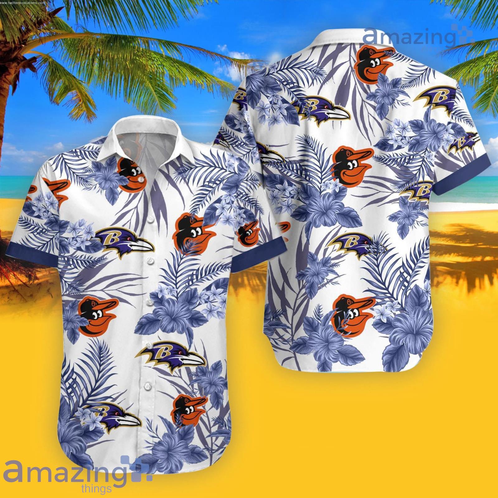 Ravens Orioles Hawaiian Shirt - Lelemoon
