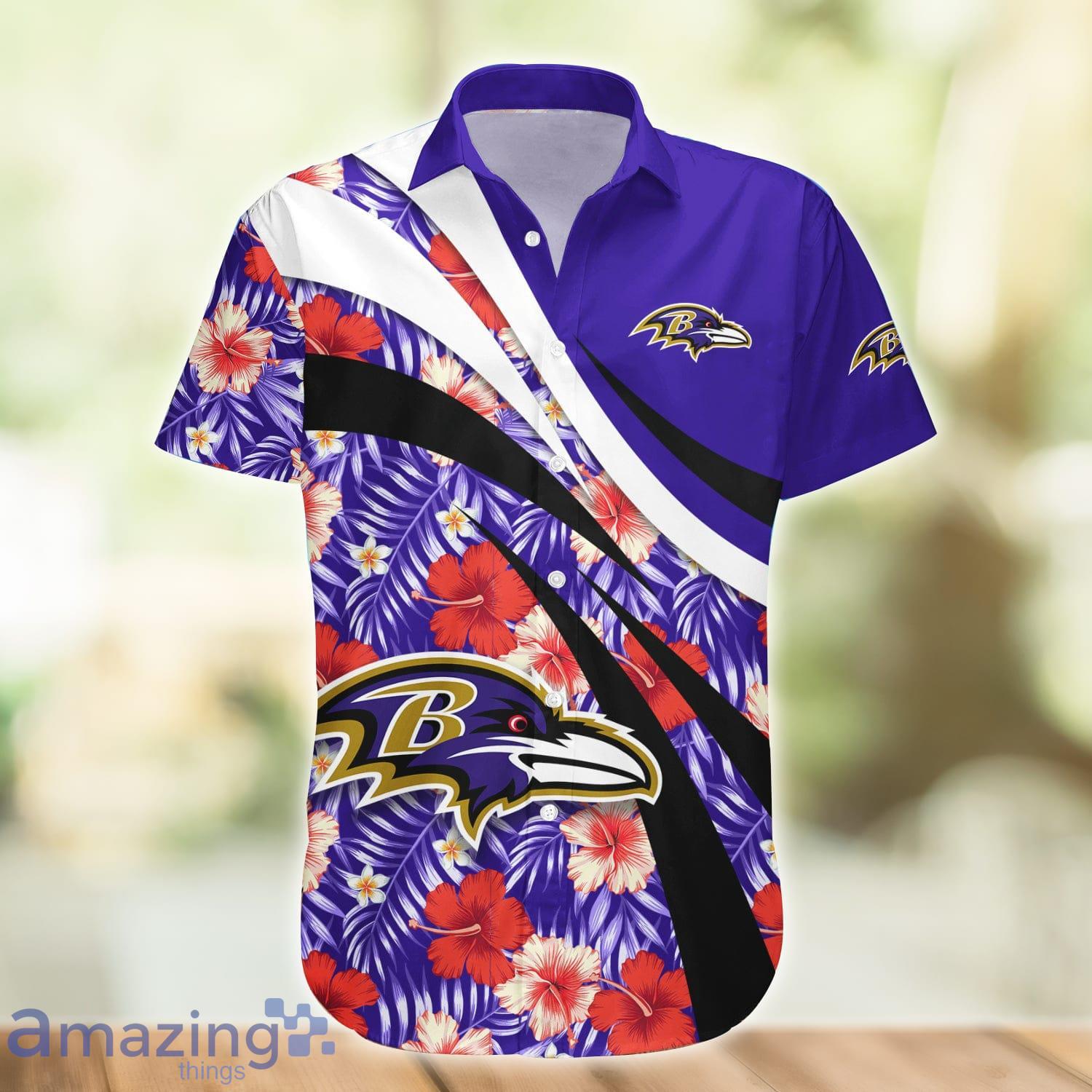 Baltimore Ravens NFL Flower Hawaiian Shirt Special Gift For Real