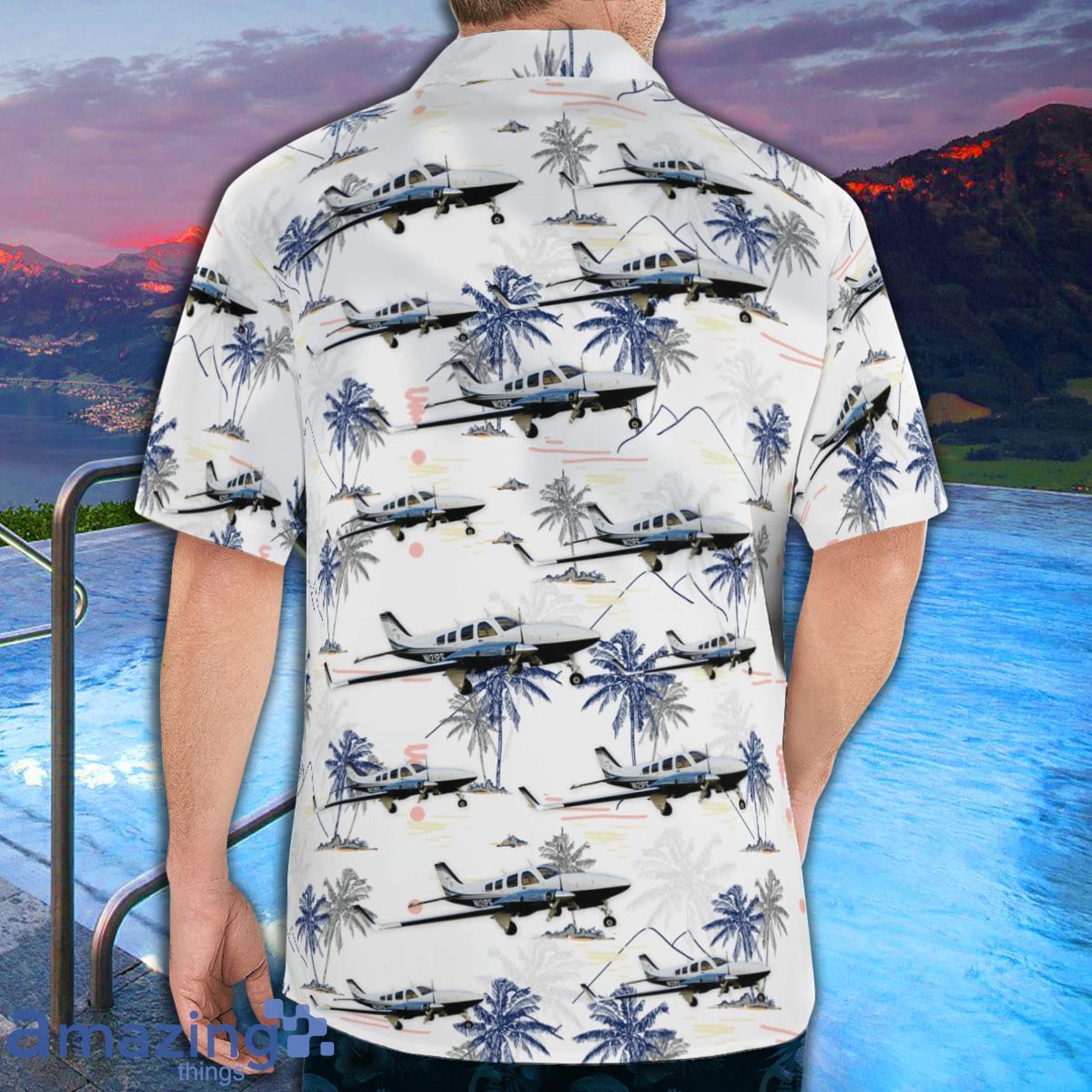 Baron 58p AOP Aloha Tropical Style Hawaiian Shirt And Beach Short image Baron 58p AOP Aloha Tropical Style Hawaiian Shirt And Beach Short Product Photo 2
