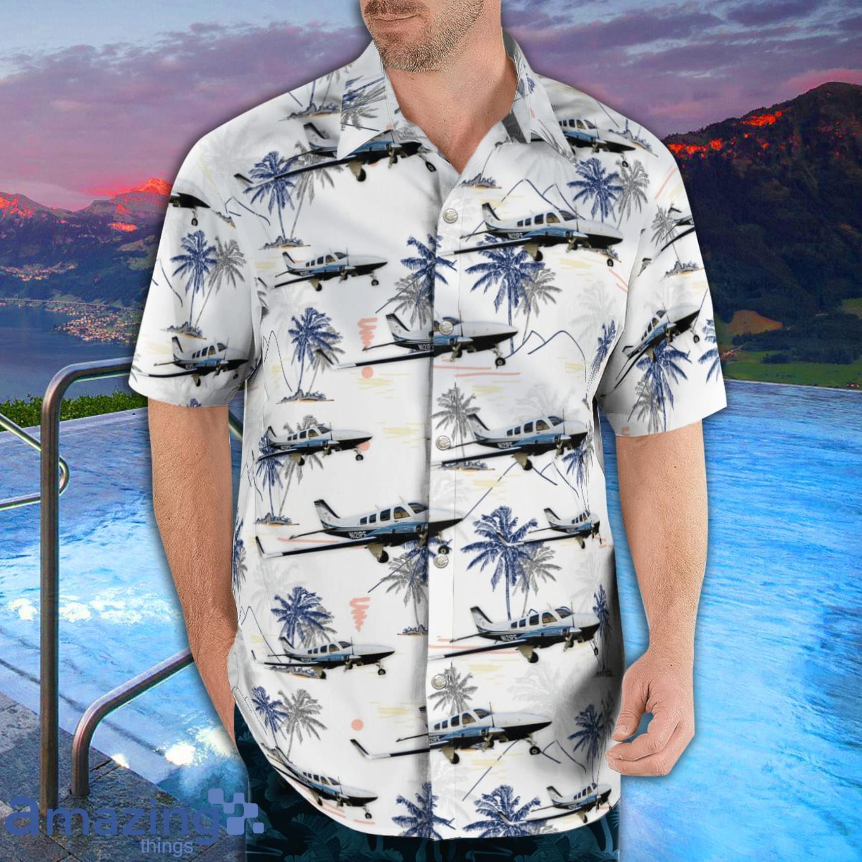 Baron 58p AOP Aloha Tropical Style Hawaiian Shirt And Beach Short image Baron 58p AOP Aloha Tropical Style Hawaiian Shirt And Beach Short Product Photo 4